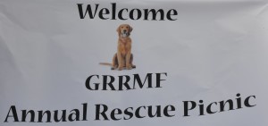 welcome banner from the GRRMF picnic